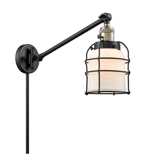 Innovations - 237-BAB-G51-CE-LED - LED Swing Arm Lamp - Franklin Restoration - Black Antique Brass