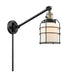 Innovations - 237-BAB-G51-CE-LED - LED Swing Arm Lamp - Franklin Restoration - Black Antique Brass