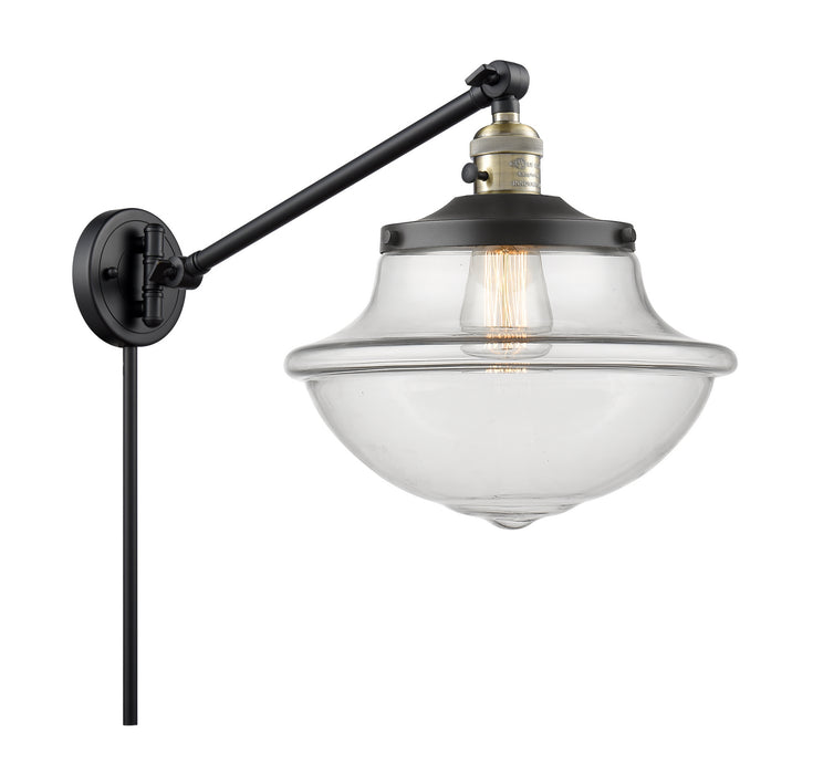 Innovations - 237-BAB-G542-LED - LED Swing Arm Lamp - Franklin Restoration - Black Antique Brass