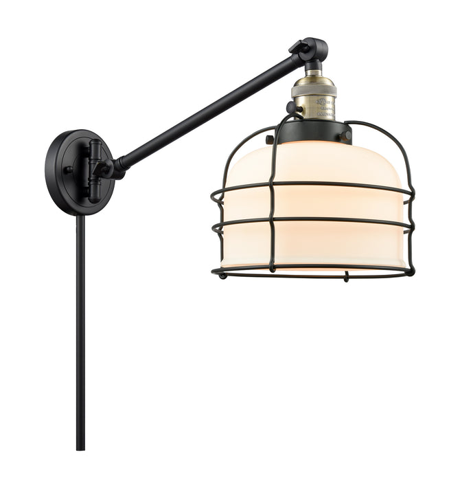 Innovations - 237-BAB-G71-CE-LED - LED Swing Arm Lamp - Franklin Restoration - Black Antique Brass