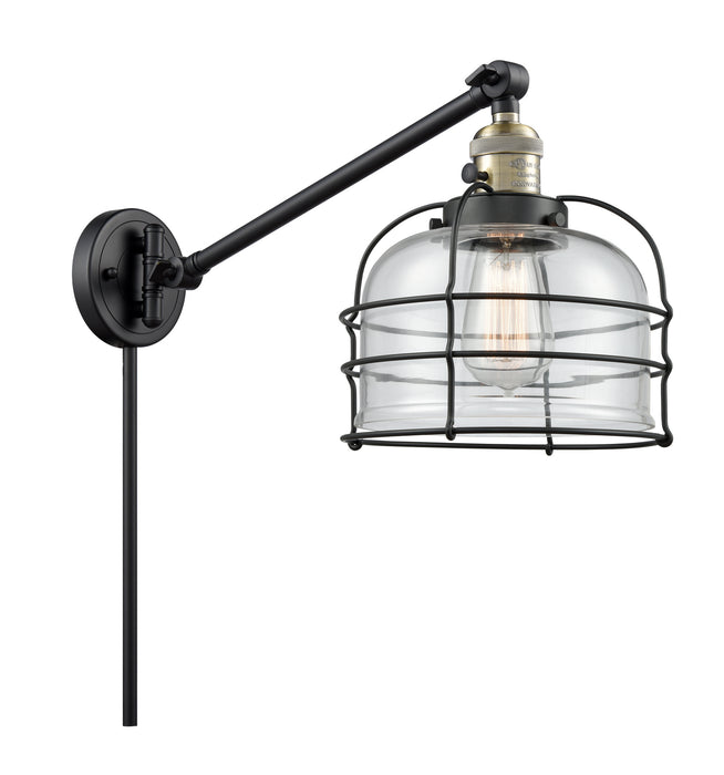 Innovations - 237-BAB-G72-CE-LED - LED Swing Arm Lamp - Franklin Restoration - Black Antique Brass