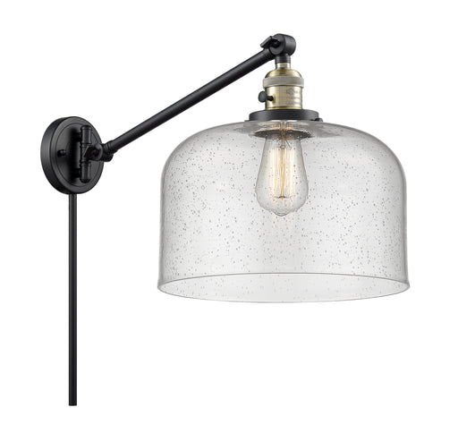 Innovations - 237-BAB-G74-L - One Light Swing Arm Lamp - Franklin Restoration - Black Antique Brass