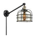 Innovations - 237-BAB-G78-CE-LED - LED Swing Arm Lamp - Franklin Restoration - Black Antique Brass