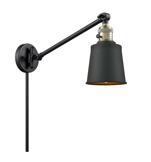 Innovations - 237-BAB-M9-BK - One Light Swing Arm Lamp - Franklin Restoration - Black Antique Brass