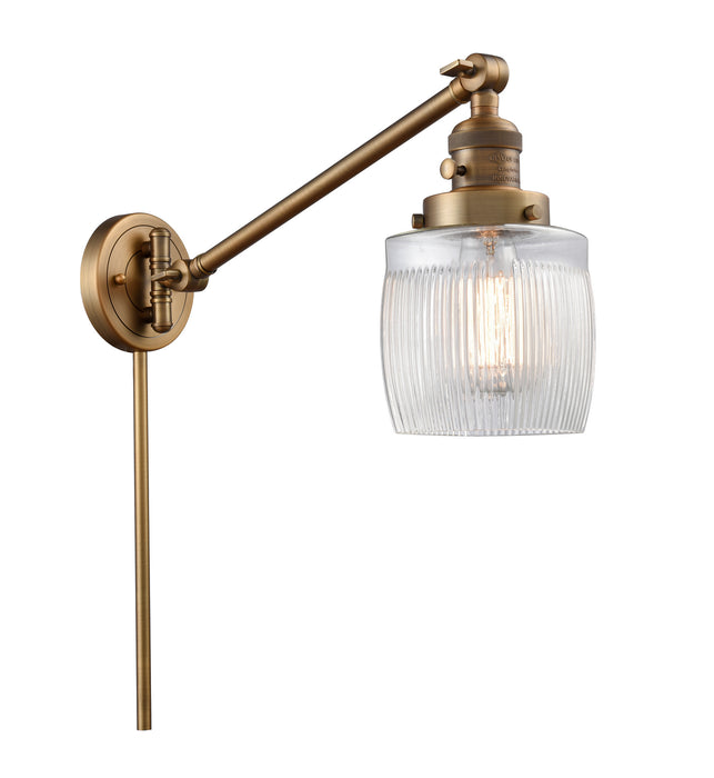 Innovations - 237-BB-G302 - One Light Swing Arm Lamp - Franklin Restoration - Brushed Brass
