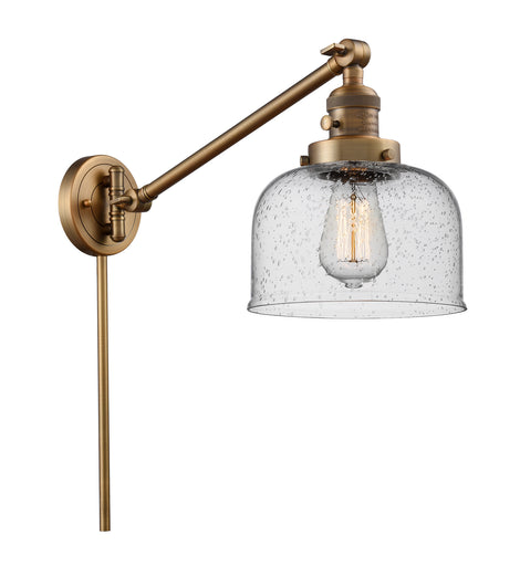 Franklin Restoration LED Swing Arm Lamp Brushed Brass