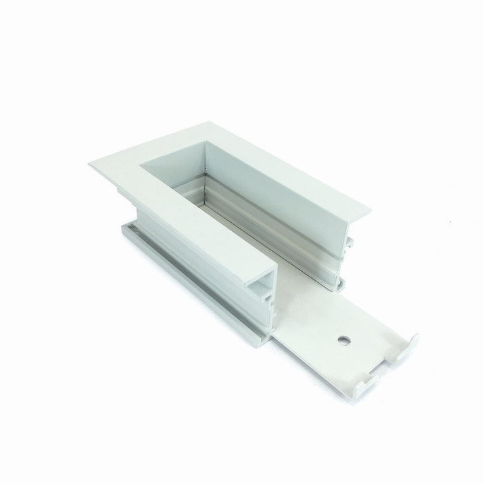 Nora Lighting - NTRT-16W - End Feed For Recessed Track, 1 Or 2 Circuit Track - White
