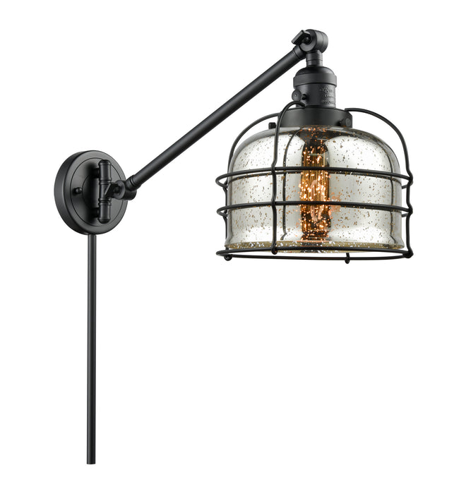 Innovations - 237-BK-G78-CE-LED - LED Swing Arm Lamp - Franklin Restoration - Matte Black