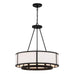 Crystorama - BRY-8006-BF - Six Light Chandelier - Bryant - Black Forged