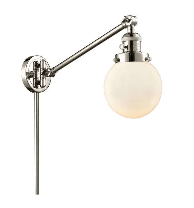 Innovations - 237-PN-G201-6-LED - LED Swing Arm Lamp - Franklin Restoration - Polished Nickel