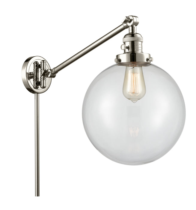 Innovations - 237-PN-G202-10-LED - LED Swing Arm Lamp - Franklin Restoration - Polished Nickel