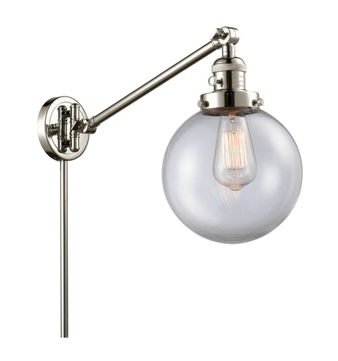 Franklin Restoration LED Swing Arm Lamp Polished Nickel