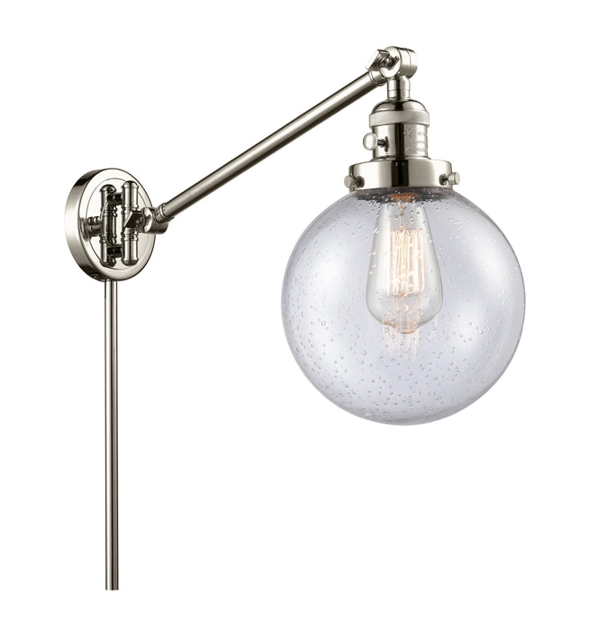 Innovations - 237-PN-G204-8-LED - LED Swing Arm Lamp - Franklin Restoration - Polished Nickel