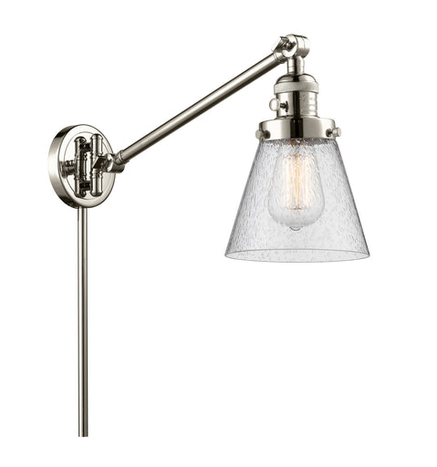 Franklin Restoration LED Swing Arm Lamp Polished Nickel
