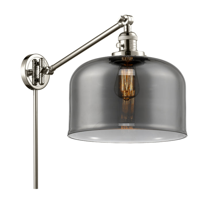 Innovations - 237-PN-G73-L - One Light Swing Arm Lamp - Franklin Restoration - Polished Nickel