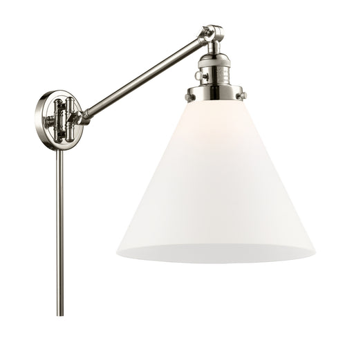 Innovations - 237-PN-G41-L - One Light Swing Arm Lamp - Franklin Restoration - Polished Nickel