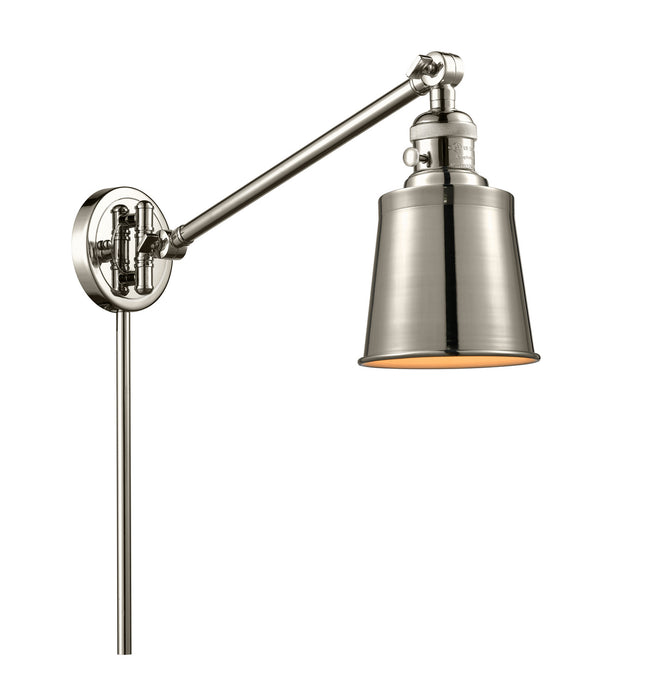 Innovations - 237-PN-M9 - One Light Swing Arm Lamp - Franklin Restoration - Polished Nickel