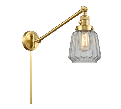 Franklin Restoration One Light Swing Arm Lamp Satin Gold