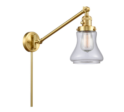 Franklin Restoration One Light Swing Arm Lamp Satin Gold