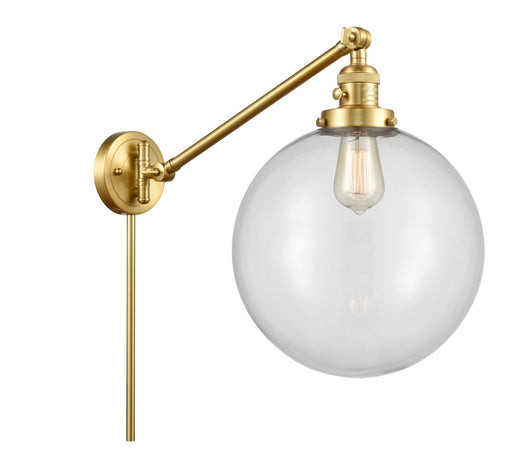 Franklin Restoration One Light Swing Arm Lamp Satin Gold