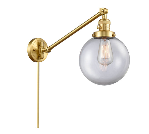 Franklin Restoration One Light Swing Arm Lamp Satin Gold
