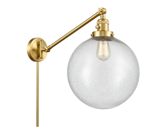 Franklin Restoration One Light Swing Arm Lamp Satin Gold