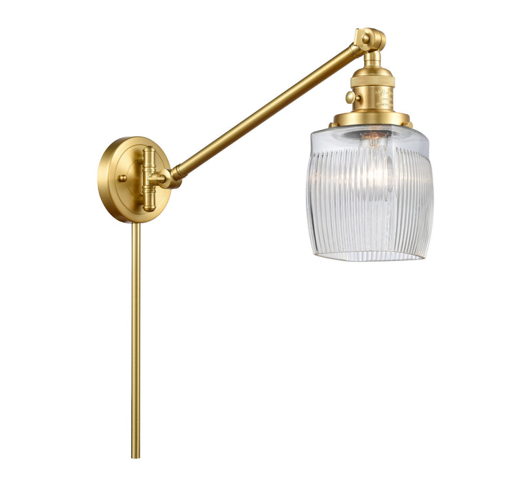 Innovations - 237-SG-G302 - One Light Swing Arm Lamp - Franklin Restoration - Satin Gold