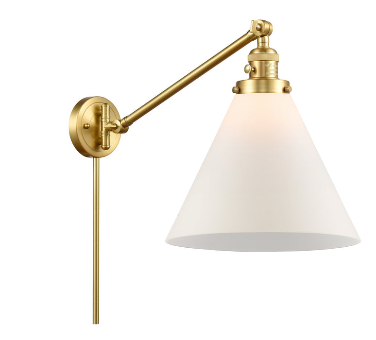 Innovations - 237-SG-G41-L - One Light Swing Arm Lamp - Franklin Restoration - Satin Gold