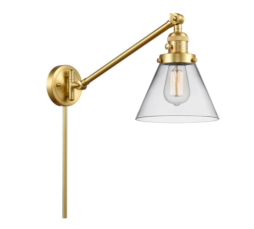 Franklin Restoration One Light Swing Arm Lamp Satin Gold