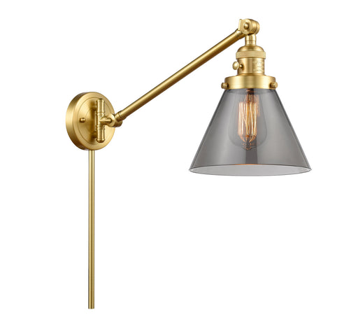 Franklin Restoration One Light Swing Arm Lamp Satin Gold