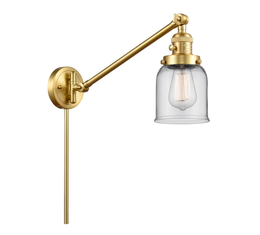 Franklin Restoration One Light Swing Arm Lamp Satin Gold