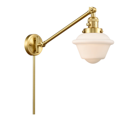 Franklin Restoration One Light Swing Arm Lamp Satin Gold