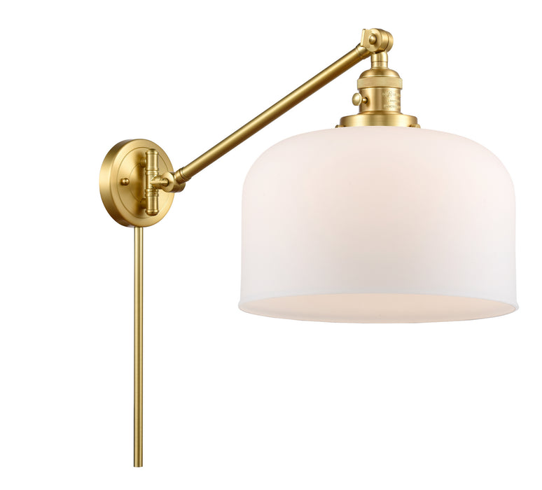 Innovations - 237-SG-G71-L - One Light Swing Arm Lamp - Franklin Restoration - Satin Gold