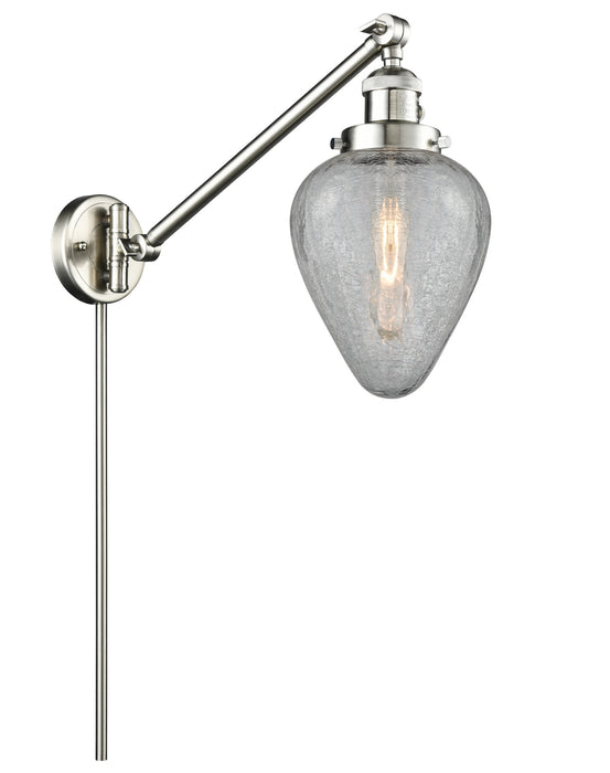 Innovations - 237-SN-G165 - One Light Swing Arm Lamp - Franklin Restoration - Brushed Satin Nickel