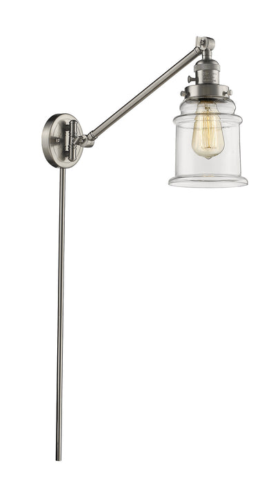 Innovations - 237-SN-G182-LED - LED Swing Arm Lamp - Franklin Restoration - Brushed Satin Nickel