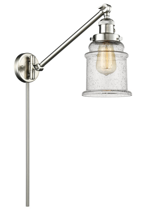 Innovations - 237-SN-G184 - One Light Swing Arm Lamp - Franklin Restoration - Brushed Satin Nickel
