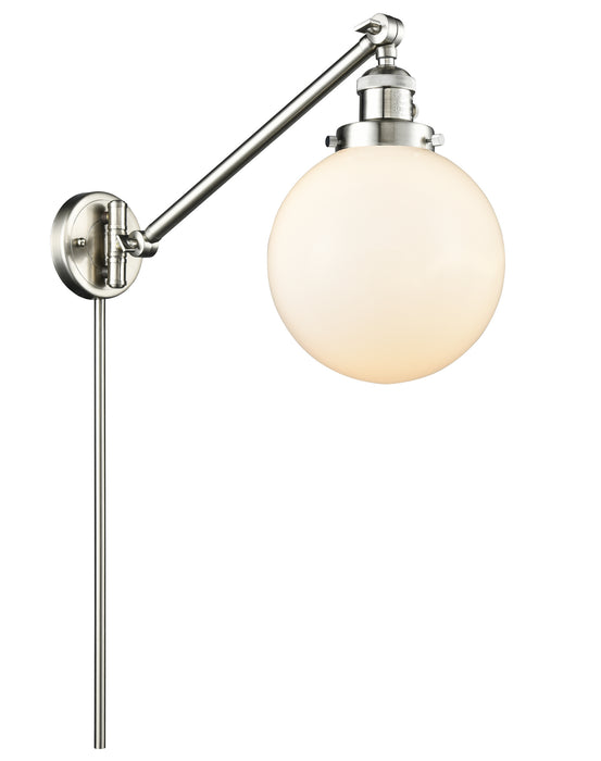 Innovations - 237-SN-G201-8-LED - LED Swing Arm Lamp - Franklin Restoration - Brushed Satin Nickel