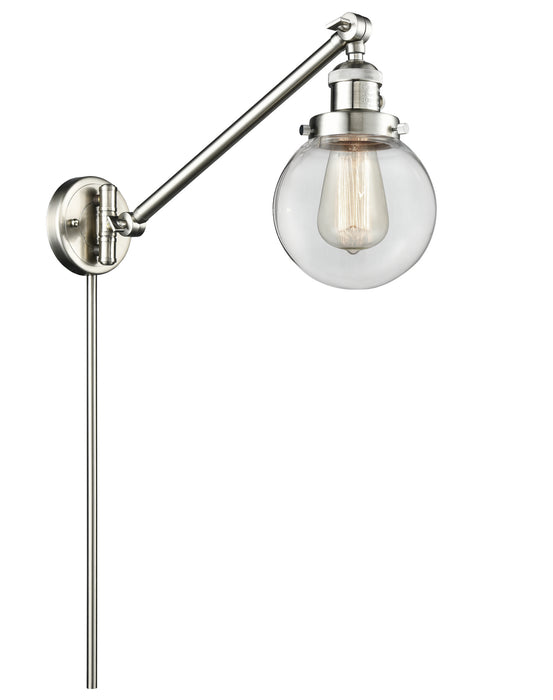 Innovations - 237-SN-G202-6-LED - LED Swing Arm Lamp - Franklin Restoration - Brushed Satin Nickel