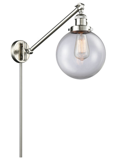 Franklin Restoration LED Swing Arm Lamp Brushed Satin Nickel