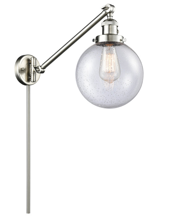 Innovations - 237-SN-G204-8-LED - LED Swing Arm Lamp - Franklin Restoration - Brushed Satin Nickel