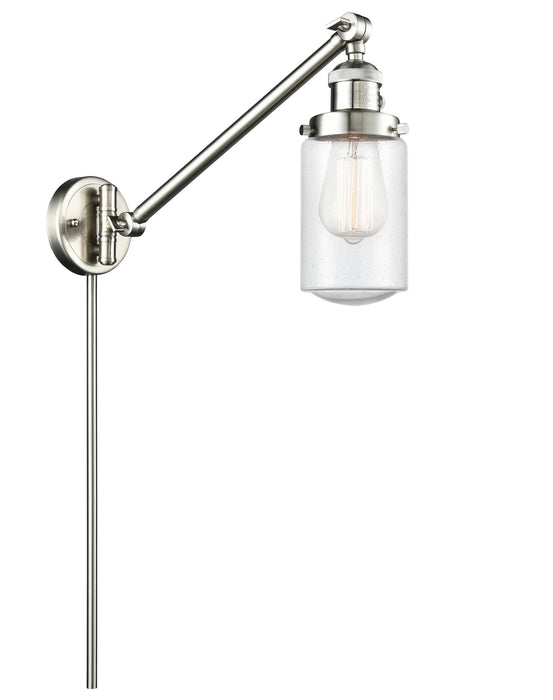 Innovations - 237-SN-G314-LED - LED Swing Arm Lamp - Franklin Restoration - Brushed Satin Nickel