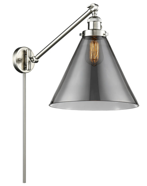 Innovations - 237-SN-G43-L - One Light Swing Arm Lamp - Franklin Restoration - Brushed Satin Nickel
