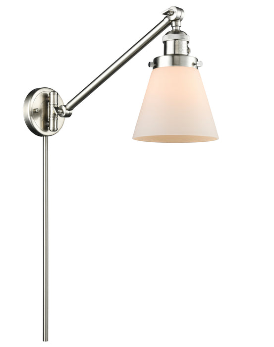 Innovations - 237-SN-G61 - One Light Swing Arm Lamp - Franklin Restoration - Brushed Satin Nickel