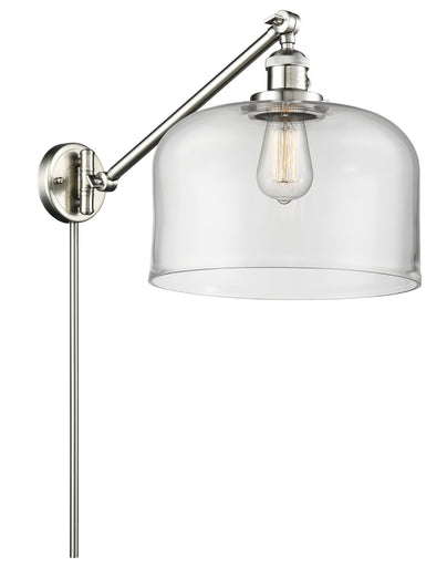 Franklin Restoration One Light Swing Arm Lamp Brushed Satin Nickel