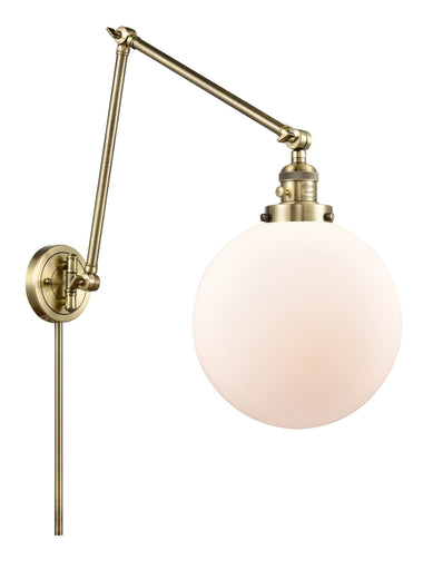 Franklin Restoration One Light Swing Arm Lamp Antique Brass