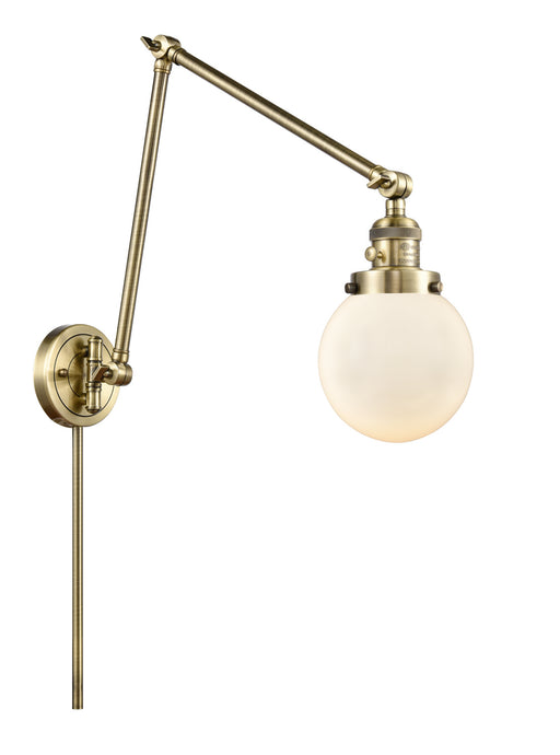 Innovations - 238-AB-G201-6-LED - LED Swing Arm Lamp - Franklin Restoration - Antique Brass