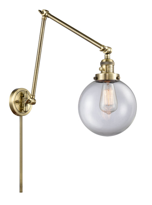 Innovations - 238-AB-G202-8 - One Light Swing Arm Lamp - Franklin Restoration - Antique Brass