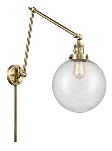 Franklin Restoration One Light Swing Arm Lamp Antique Brass