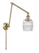 Innovations - 238-AB-G302-LED - LED Swing Arm Lamp - Franklin Restoration - Antique Brass