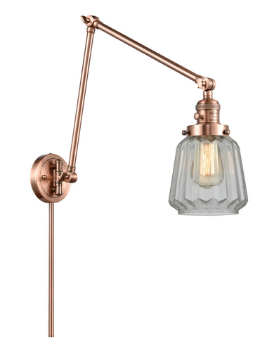 Franklin Restoration One Light Swing Arm Lamp Antique Copper
